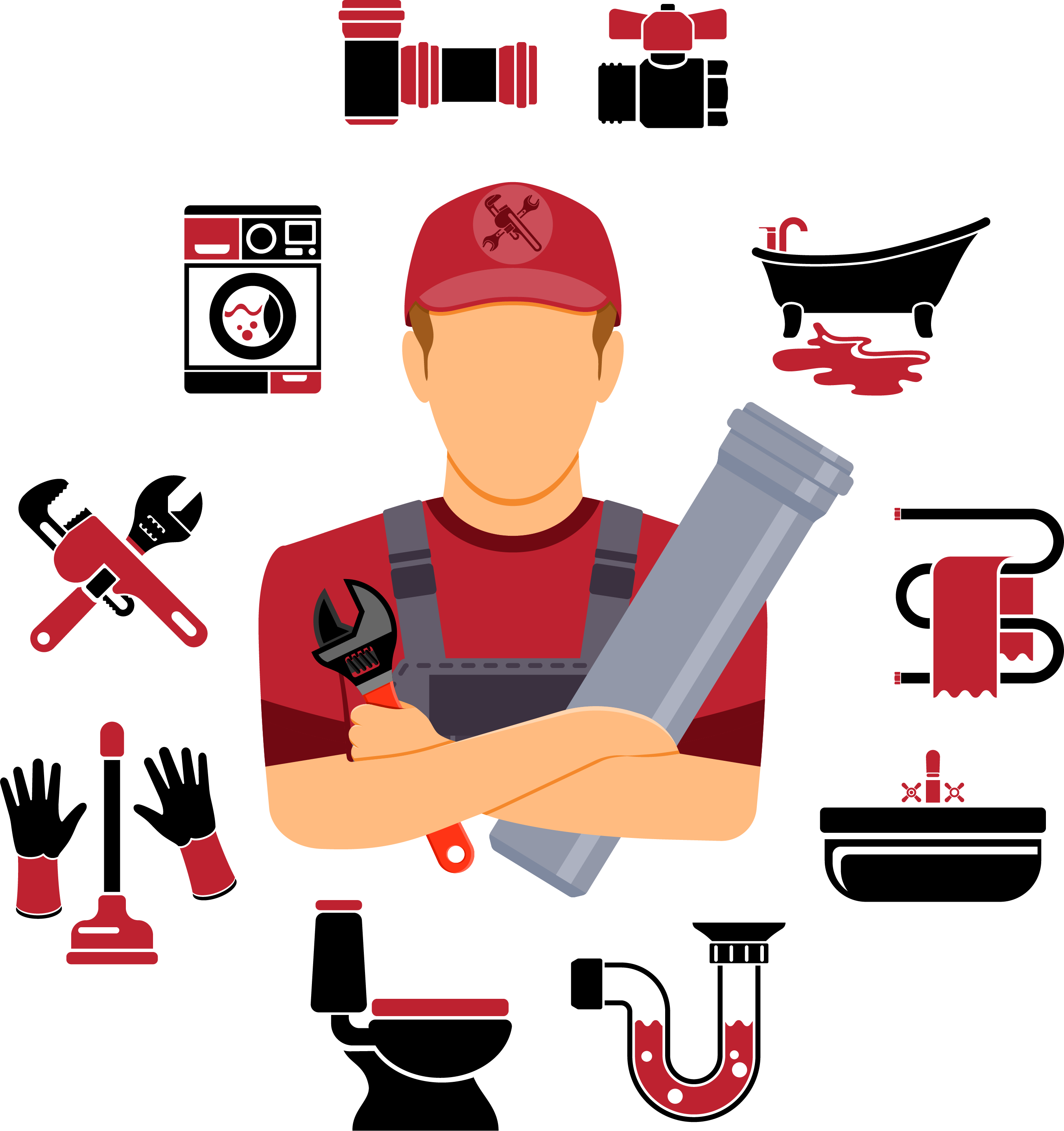 Plubmber Tools red